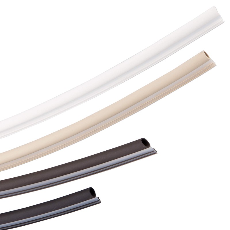 Window Weatherstrip Seal 1/4" Bulb Bubble Kerf Mount 4 Colors