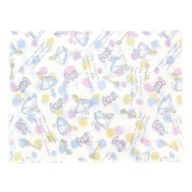 Prairie Dog Mosquito Net Fabric Dish Towel, Alice Tea Time, Mosquito Net Fabric Produced in Nara Prefecture, Highly Absorbent, Moisture Absorbent, Lasting Whiteness, Naturally Sourced, Size: Approx. 11.8 x 15.7 inches (30 x 40 cm)