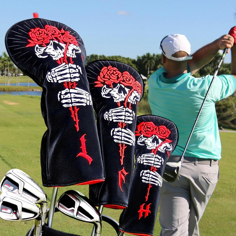 Golf Club Head covers Hybrid Utility Rescue with Interchangeable Number