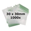 1000X 30 x 30mm Heavy Duty Small Tiny Poly Plastic