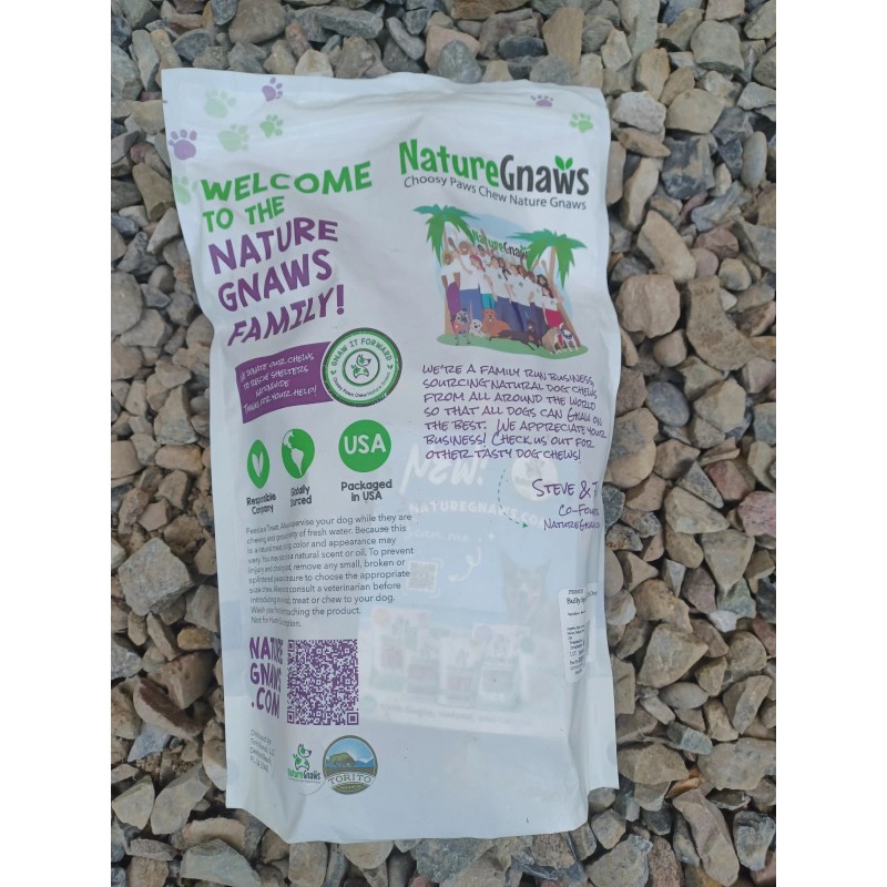 Nature Gnaws All Natural Dog Treat Chews Beef Bully Springs