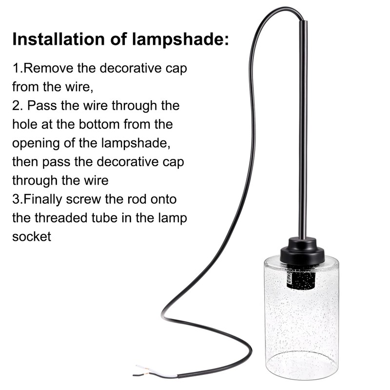 Canomo Chandelier Extension Poles Lighting Fixture Downrods with 1/8-IP Threaded