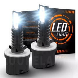 AuureLamp 2 SUPER LED headlight light bubs for Deere Gator XUV 625i, XUV 825i, 825M; USA