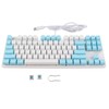 87 Keys Computer Keyboard Mixed Light Mechanical Computer Peripherals for