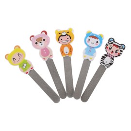 FOMIYES 5pcs Stainless Steel Nail Files Set Double-sided Portable Manicure Tools for Fingernails and Toenails Effortless Shaping and Polishing for Travel and Home Use