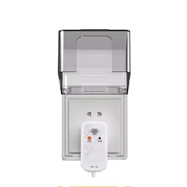 Switch Plug Waterproof Box, Waterproof Socket Box, Socket Box, Suitable for Bathroom Sockets to Prevent Splash into the Socket (Black)