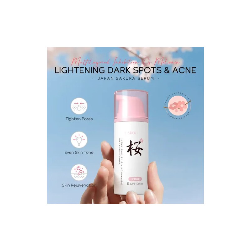 Sakura Niacinamide Serum Tighten Pores Brightening Radiance