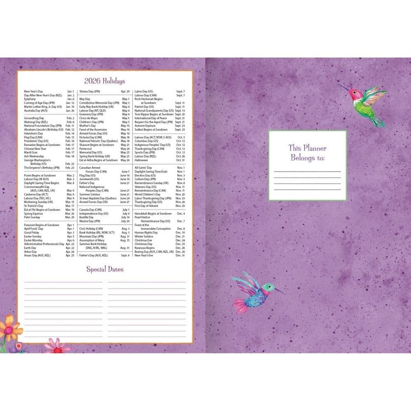 Lang Companies, Simple Inspirations 2026 Planner, 8.5'' X 12'', 12-Month