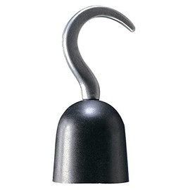 Rubies Unisex Plastic Pirate Hand Hook Costume Accessory for Themed Parties and Halloween, As Shown, 8" x 4"