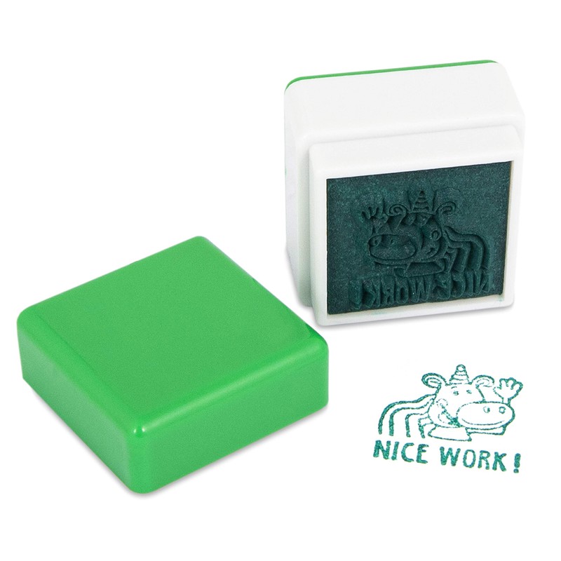 TRENDHAUS 601506 Teacher Stamp Set English, 6 Self-Inking Reward Stamps,