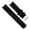 BARTON WATCH BANDS Quick Release Top Grain Leather Watch Band