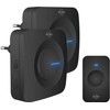 ELRO DB3000 Wireless Doorbell Set, 2 x Receivers for Socket,
