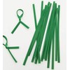 Weststone Brand - 200pcs Plastic twist ties, 5"x 5/32", Green,