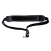 AIOLLNS Saxophone Neck Strap Black Soft Leather Padded for Alto