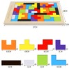 CCINEE Wooden Tetris Puzzle Jigsaw Puzzle Educational Tool (1 Type)