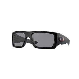 Oakley OO9253 Sunglasses Bundle: OO 9253 925311 Matte Black and Large Red leash Accessory kit
