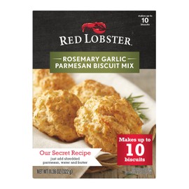 Red Lobster Rosemary Garlic Parmesan Biscuit Mix, Rosemary Garlic Herb Seasoning Included, 11.36 Oz Box