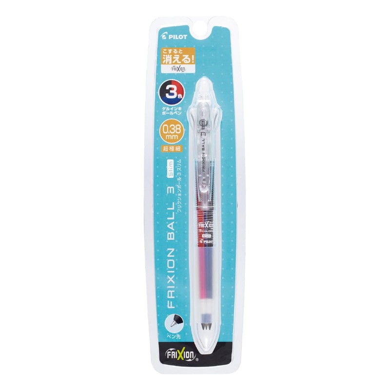 PILOT PLKFBS60UFNC Frixion Ball 3 Slim 0.38mm Non Color Multi-Color
