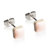 ALEXASCHA® Tiny Ceramic Square Stud Earrings • Nickel-Free Stud for