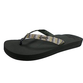 Reef Women's Star Cushion Sandal,Grey Multi,6 M US