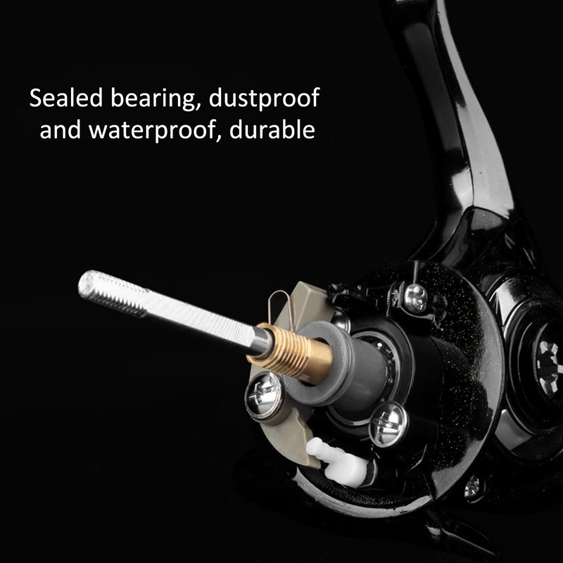 All Metal Fishing Line Wheel 45° Large Chamfer 5.2:1 Spinning
