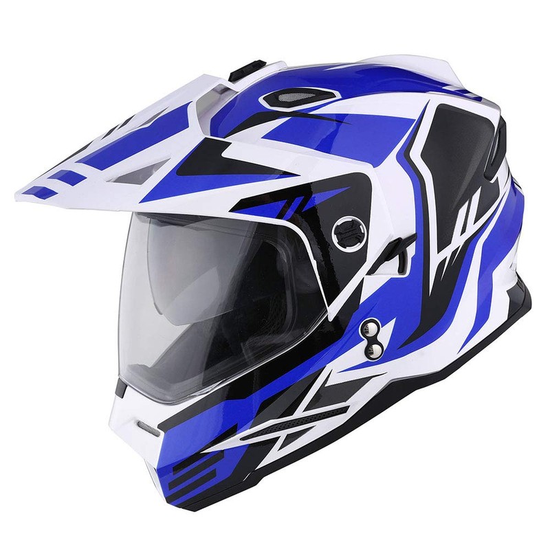 1Storm Dual Sport Motorcycle Motocross Off Road Full Face Helmet