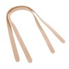 2Pcs Leather Bag Handles 25.6in Long 0.7in Wide Synthetic Leather