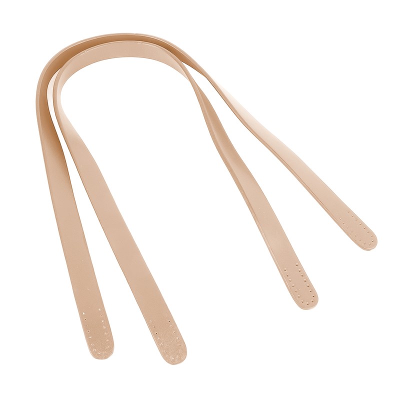 2Pcs Leather Bag Handles 25.6in Long 0.7in Wide Synthetic Leather