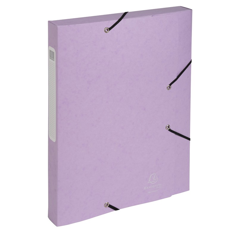 Exacompta 18560E Premium Watercolour Collection Box with Elastic Band, 25