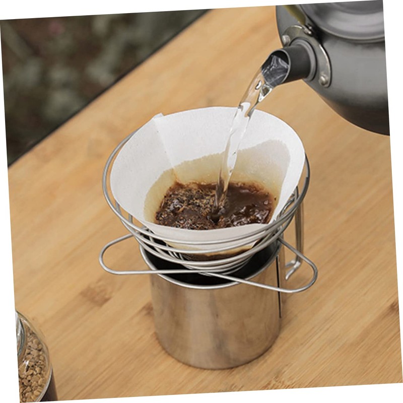 LALAFINA 1set Coffee Funnel Dripper Durable Filter Holder for Manual