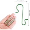 KOHMUI 120 Ball Hangers S-Hooks in Green, S Hooks Small
