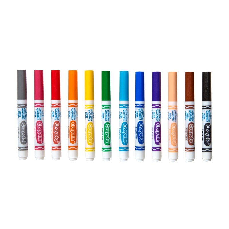 Crayola Ultra Clean Markers 12ct