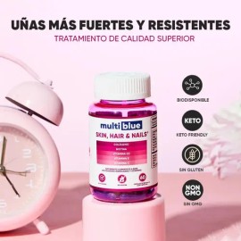 Multiblue Colágeno Hidrolizado Capsulas Sin Sabor 60 Unidades Biotina Vitamina C