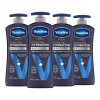 Vaseline 4 Pack Vaseline Men Cooling Healing Moisture Body Lotion