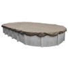 Robelle 12 x 18 ft Industrial Taupe Winter Oval Pool