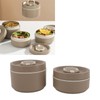 Stackable Lunch Box 304 Stainless Steel Leakage Proof Multi Layers