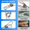 DUOFIRE Stainless Steel Clothes Pins Heavy Duty,Clothespins,Epingle a Linge,Clothes Pegs