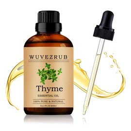 Wuvezrub Thyme Essential Oil 60ML - 100% Pure and Natural Oils for Aromatherapy Diffuser - 2 Fl Oz/Thyme