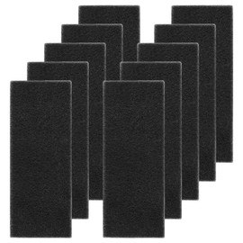 Ujonge 10 PCS Activated Carbon Filters for Litter, Litter Box Filter Replacement Compatible with Litter Box Robot 3, Cat Litter Box Filters To Absorb Odors Control Damp from Pets