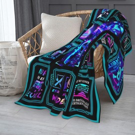 FestiKiva Gamer-Decke, Geschenke für Männer, Teenager und Jungen, große, Coole Videospiel-Decke als Geburtstagsgeschenkidee für Gamer-Liebhaber, Raumdekoration, 150x 130 cm