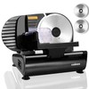 Meat Slicer,CUSIMAX Electric Deli Meat Slicer for Home,2 Removable 7.5''Stainless