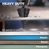 Jerax tools 1/4"-7/8" High Speed Steel Step Drill bits, Doubles