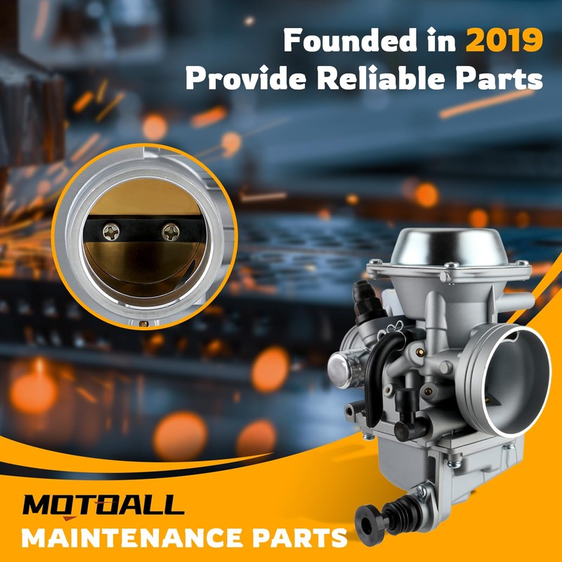 MOTOALL TRX300 carburetor+Oil Filterw/Air Filter for Honda TRX300 FOURTRAX 1988-2000,