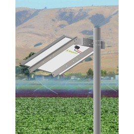 Newpowa Universal Solar Panel Heavy Duty Double Arm Pole Wall Mount for 70-120W Single Module at an tilt Angle from 0-90°