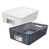 Herringbone Basket No. 5-1 Open Type 20L 3935 gray