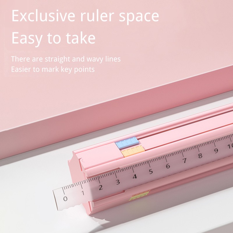 Cute Pencil Box Hexagonal with 6 Pencils Standing Pen Holder