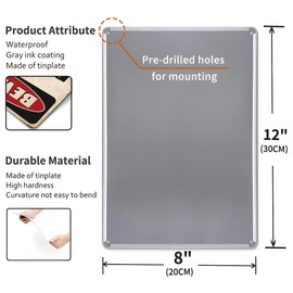 YOYI ART Funny Pirate Decor Wall Art - Beware of Pirates Sign, Vintage Tin Sign for Pirate Theme Party, Pirate Room, Boys Room, Bathroom, Man Cave Wall Decor, 12 x 8 inch