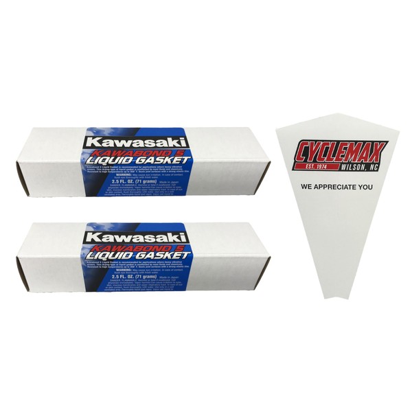 Cyclemax Two Pack Compatible with Kawasaki Kawabond 5 Liquid Gasket
