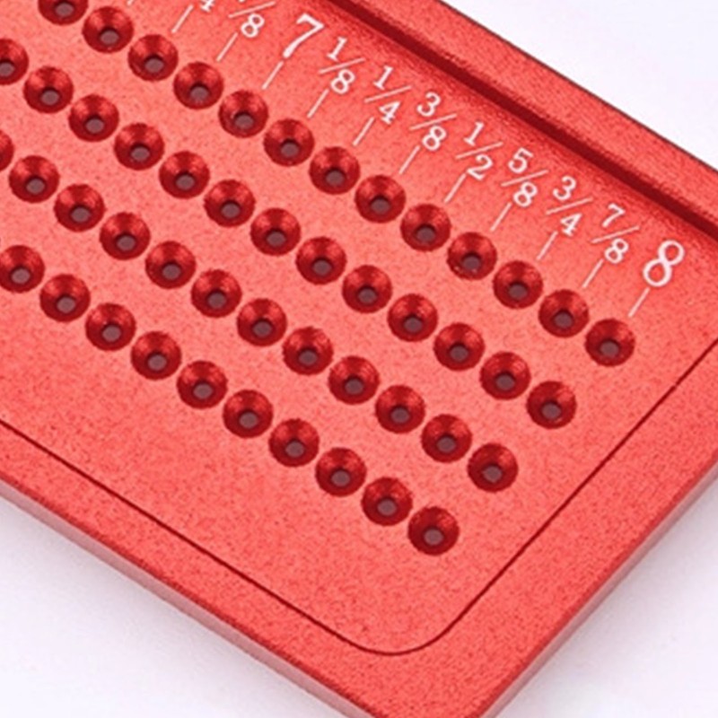 Woodworking Scriber T Square Ruler Hole Positioning Scribing Tool Marking