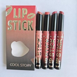 QIDSTERS Matte Lipstick for Women, Dark Red Moisturizing Lip Stick 24 Hour Long Lasting Lip Gloss, Cherries Creamy Texture Lip Balm Nourishing Hydrating Formula Vegan & Cruelty-Free 07